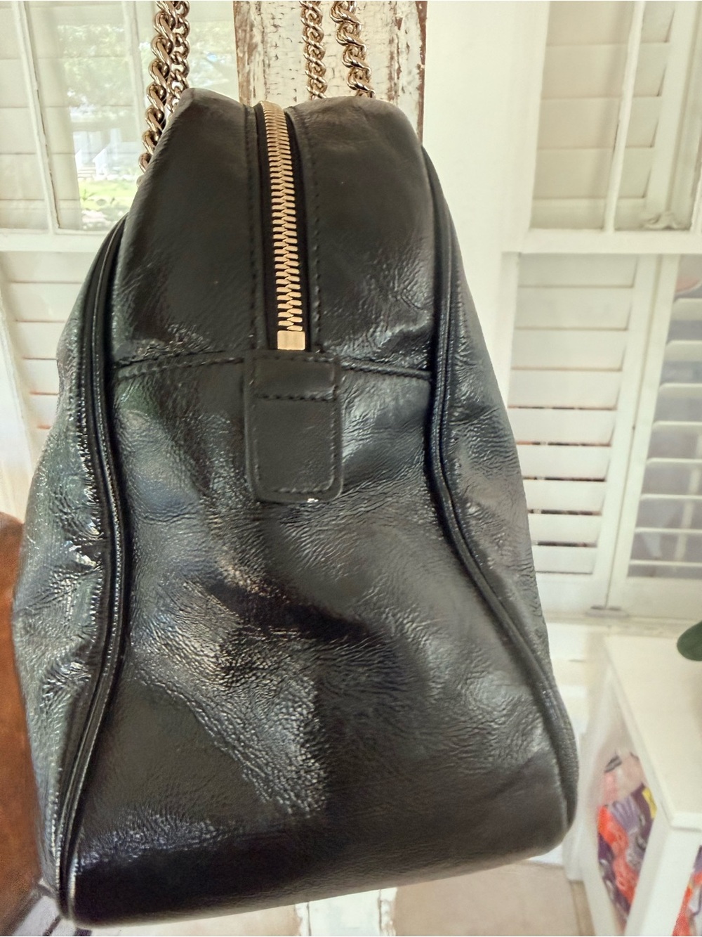 🖤 Authentic Gucci Soho Leather Chain Shoulder Bag 🖤 - Picture 5 of 13